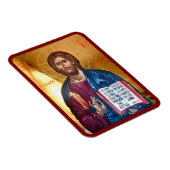 Jesus Christ Pantocrator Icon マグネット (右側)