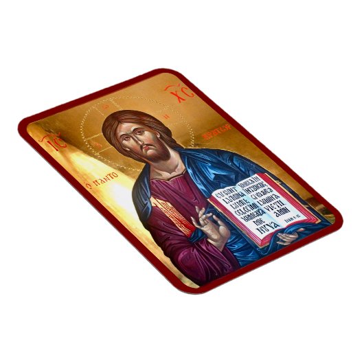 Jesus Christ Pantocrator Icon マグネット (右側)