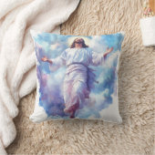 Jesus Christ Pillow Religious Christian Faith クッション (ブランケット)