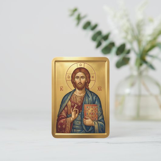 Jesus Christ prayer cards 名刺 (スタンド正面)