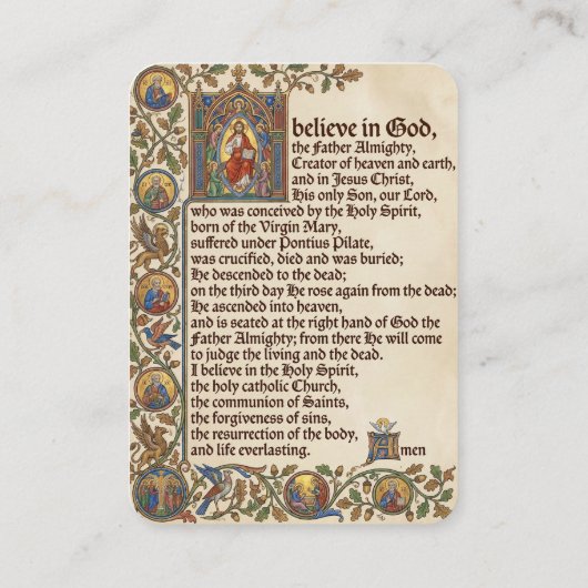 Jesus Christ prayer cards 名刺 (裏面)
