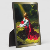 Jesus Christ Praying in the Garden of Gethsemane フォトプラーク (側面)