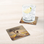 Jesus Christ Religious Easter Catholic  スクエアペーパーコースター (インサイチュ)