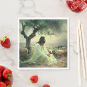 Jesus Christ Religious Easter Catholic  スタンダードランチョンナプキン (インサイチュ)