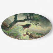 Jesus Christ Religious Easter Catholic  ペーパープレート (アングル)