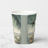 Jesus Christ Religious Easter Catholic 紙コップ (右)