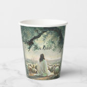 Jesus Christ Religious Easter Catholic 紙コップ (正面)