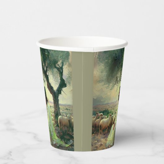 Jesus Christ Religious Easter Catholic  紙コップ (右)