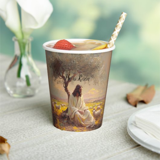 Jesus Christ Religious Easter Catholic 紙コップ (インサイチュ)