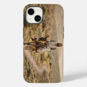 Jesus Christ Riding a Donkey Christian iPhone Case Case-Mate iPhoneケース (裏面)