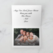 Jesus Christ The Lord Greeting Photo Card カード (内部)