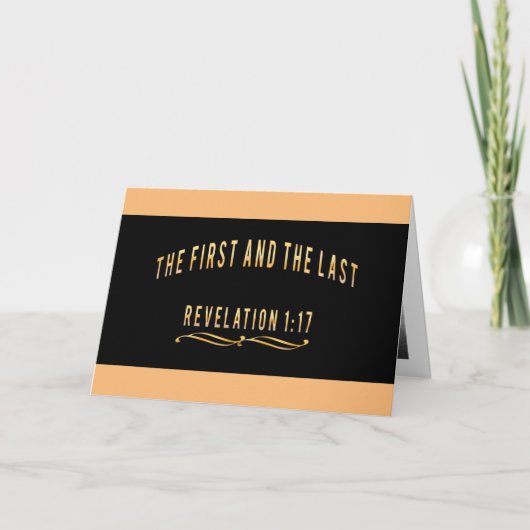 Jesus Christ The Lord Greeting Photo Card カード (正面)