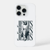 Jesus Christ Walking iPhoneケース (裏面)