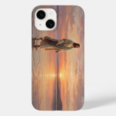 Jesus Christ Walking on Water iPhone Case Case-Mate iPhoneケース (裏面)