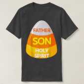 Jesus Christian Candy Corn Halloween  Tシャツ (デザイン正面)