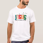 Jesus Christian Motivational Bible Tシャツ (正面)
