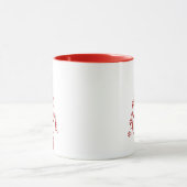 Jesus Christmas Tree Mug with Cross and Stars マグカップ (中央)