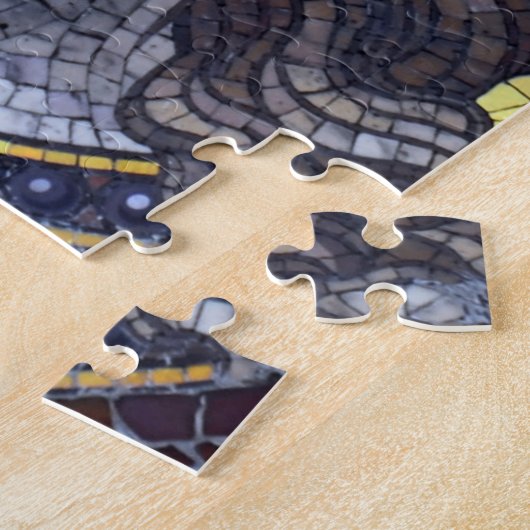 Jesus Christus,ヴィンテージモザイク,聖なる聖書/チェコ ジグソーパズル (側面)