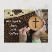 Jesus & Coffee – ポストカード (正面)