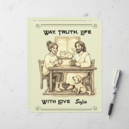Jesus & Coffee | Personalized Spiritual Letterhead レターヘッド
