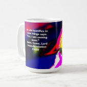 jesus coming コーヒーマグカップ (正面左)