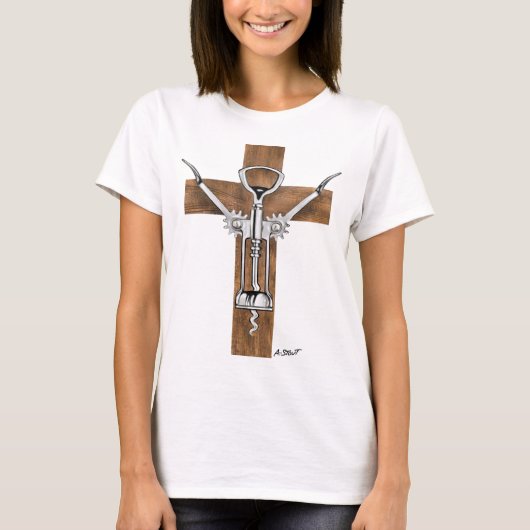 JESUS CORKSCREW — Tシャツ (正面)