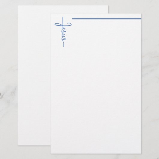 Jesus Cross 便箋 (正面/裏面)