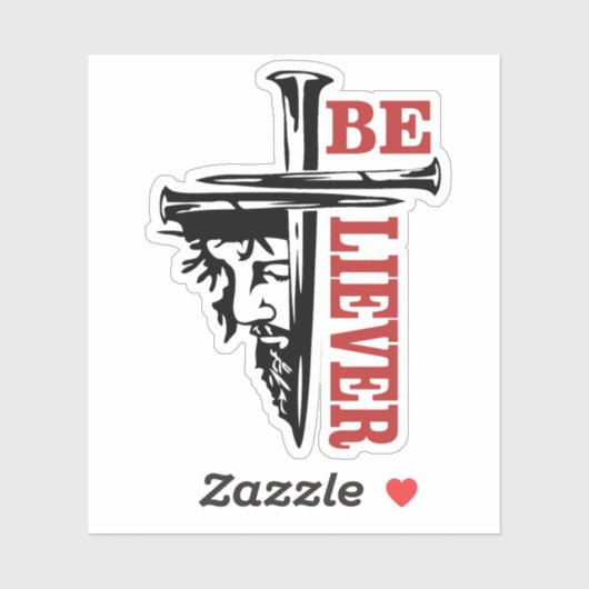 Jesus Cross Nail Design – Powerful Christian シール (シート)