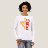 Jesus Cross Nail Design – Powerful Christian トライブレンドＴシャツ (正面全体)