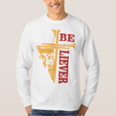 Jesus Cross Nail Design – Powerful Christian Tシャツ (正面)