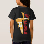 Jesus Cross Nail Design – Powerful Christian Tシャツ (裏面)