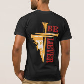 Jesus Cross Nail Design – Powerful Christian Tシャツ (裏面)