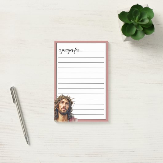 Jesus Crown of Thorns War Room Prayer ポストイット (オフィス)