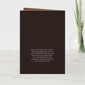 Jesus Crucified Blessed Easter Card Brown カード (裏面)