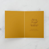 Jesus Crucified Blessed Easter Card Gold カード (内部)