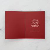 Jesus Crucified Blessed Easter Card Red カード (内部)