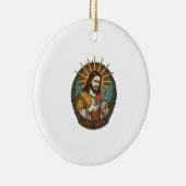 Jesus Crushed USB Flash Drive Lost Data Humor_1 セラミックオーナメント (右)