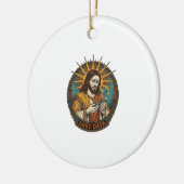 Jesus Crushed USB Flash Drive Lost Data Humor_1 セラミックオーナメント (左)