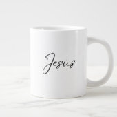 'Jesus' Daily Devotion Quiet Mornings Reflection  ジャンボコーヒーマグカップ (右)
