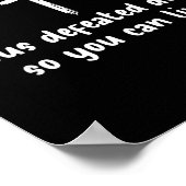 Jesus Defeated Death So You Can Live Christian Fai ポスター (角)