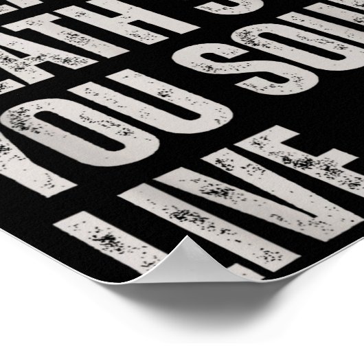 Jesus Defeated Death So You Could Live  ポスター (角)