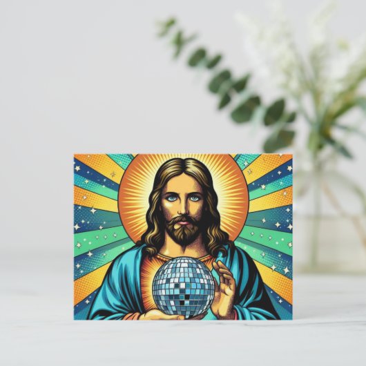 Jesus disco postcard! ポストカード (スタンド正面)