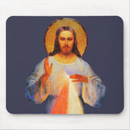 Jesus Divine Mercy Mouse Pad マウスパッド