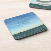 Jesus & Dove Peaceful Christian Sky Art コースター (左側)