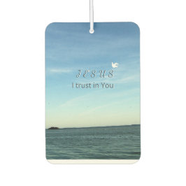 Jesus & Dove Peaceful Sky Scene カーエアーフレッシュナー