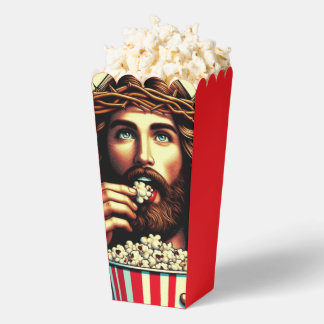 Jesus eating popcorn box. フェイバーボックス