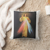 Jesus en ti confio クッション (ブランケット)