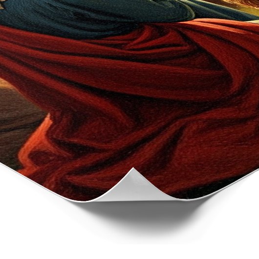 Jesus Feeding the People ポスター (角)