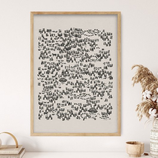 Jesus Feeds the 5000, God Provides, Jesus Art, Bib ポスター