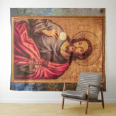 Jesus Fine Art Vintage タペストリー (インサイチュ(横))